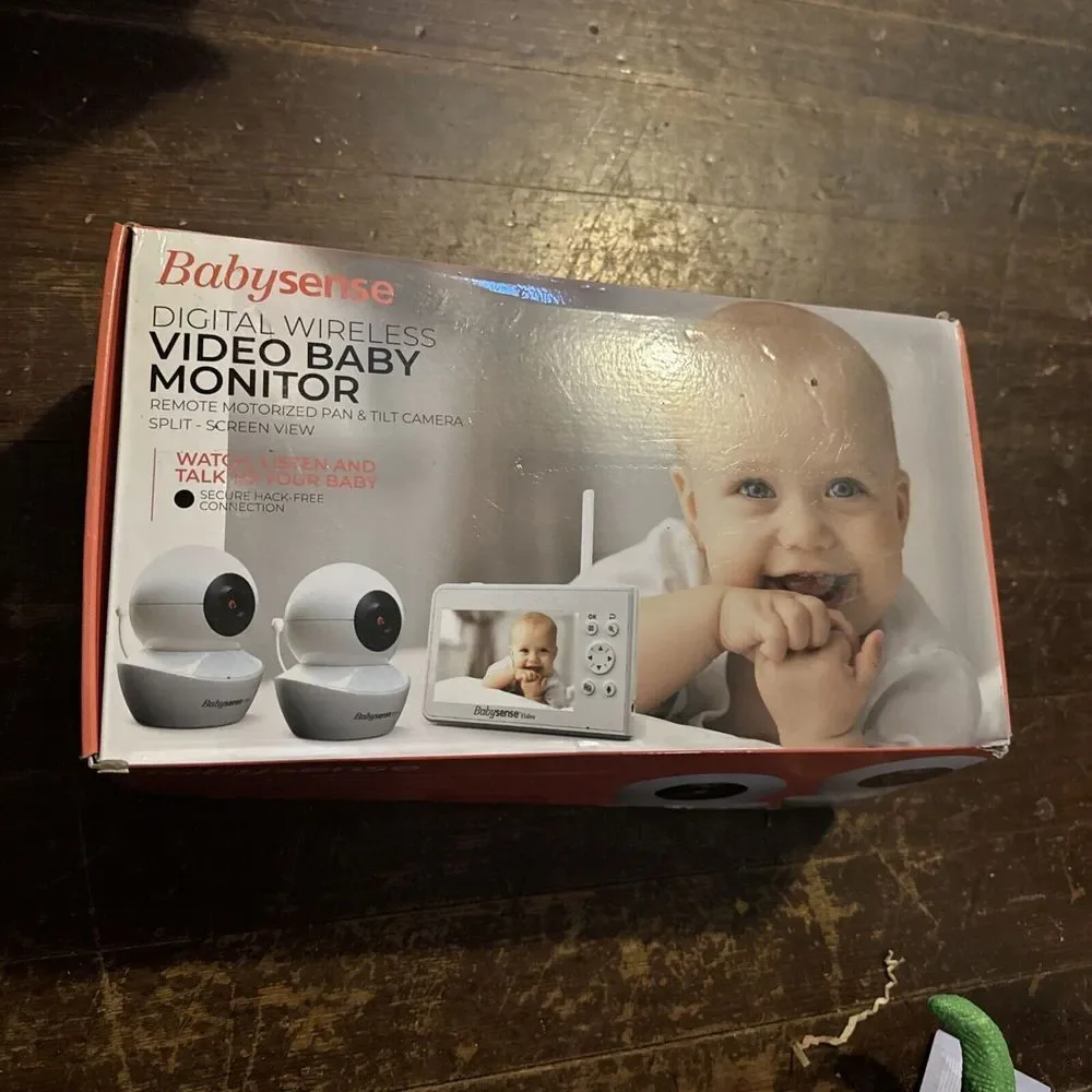 Babysense Baby Monitor with 2 Cameras and Audio 4.3